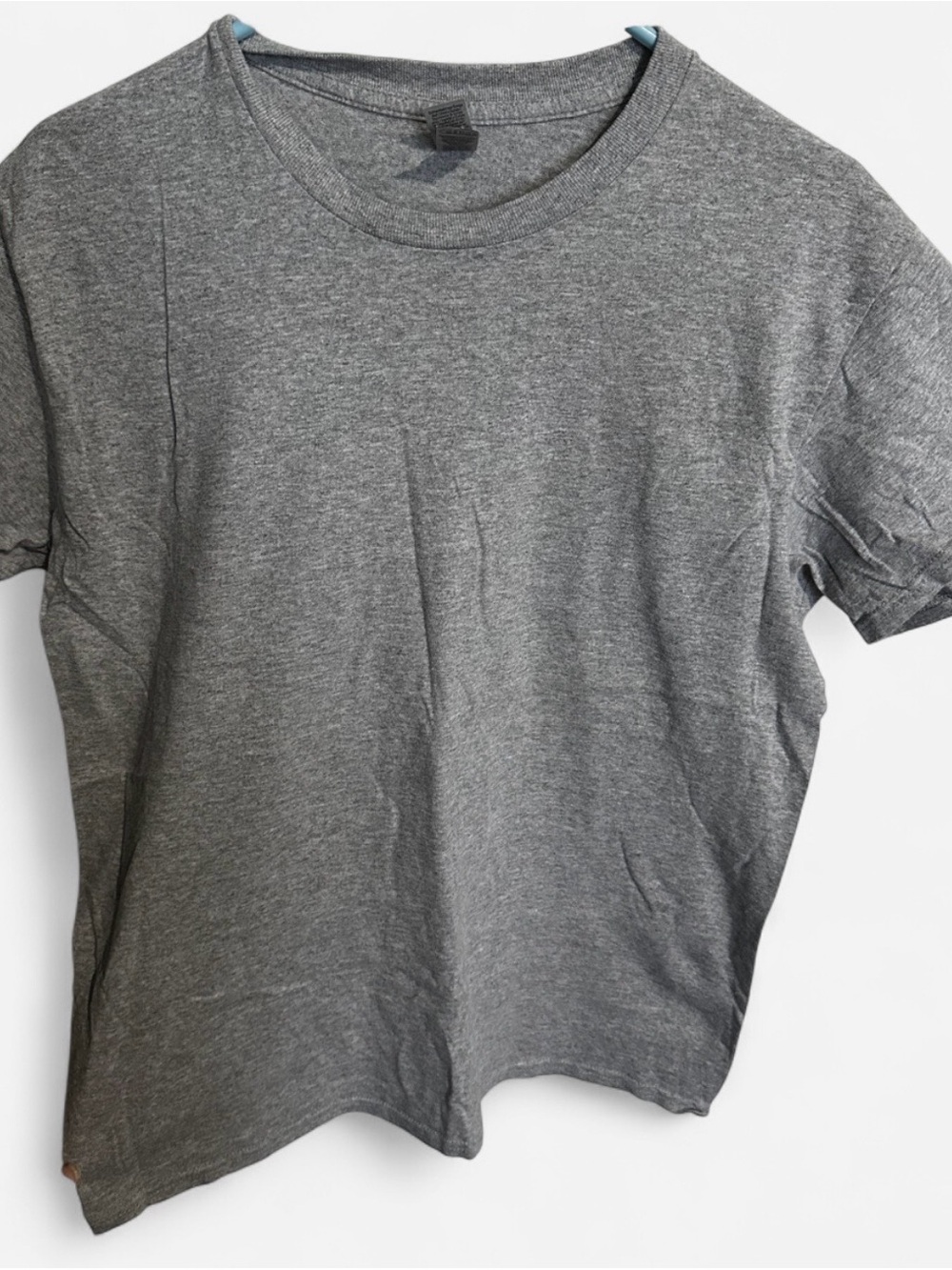 Gildan Men's Heather Gray Short Sleeve Crewneck Tee